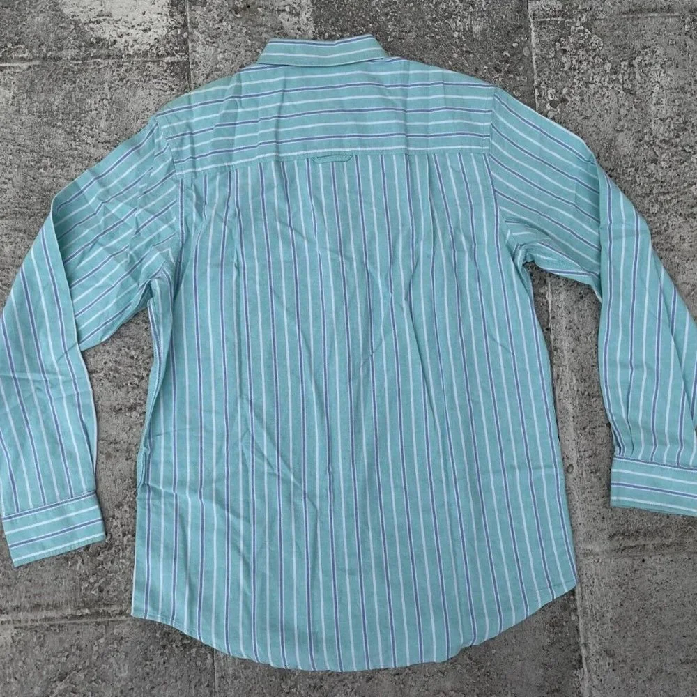 Club Room Men Shirt Casual Collared Long Sleeve Shirt Size M - Picture 8 of 10